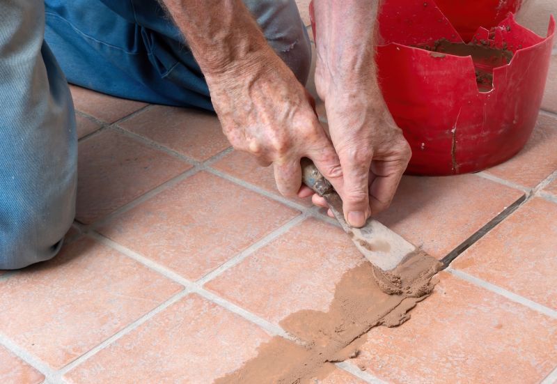 Products For Grout Repairs in use